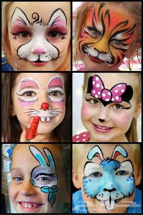 رسم وتلوين على الوجه 0