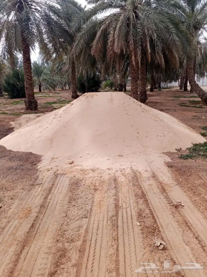 توريدات الرمل الابيض والاحمر وبطحاء لياسة خرسانه 6