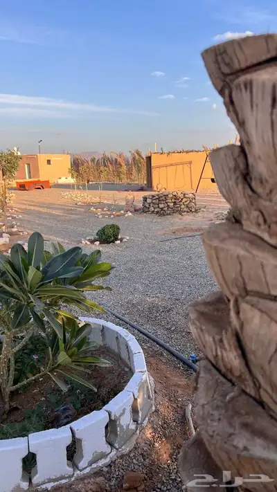 ( للايجار مخيم جديد ) مقابل مخطط الملك فهد 4