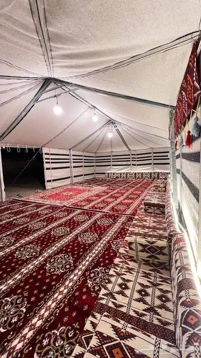 ( للايجار مخيم جديد ) مقابل مخطط الملك فهد 8