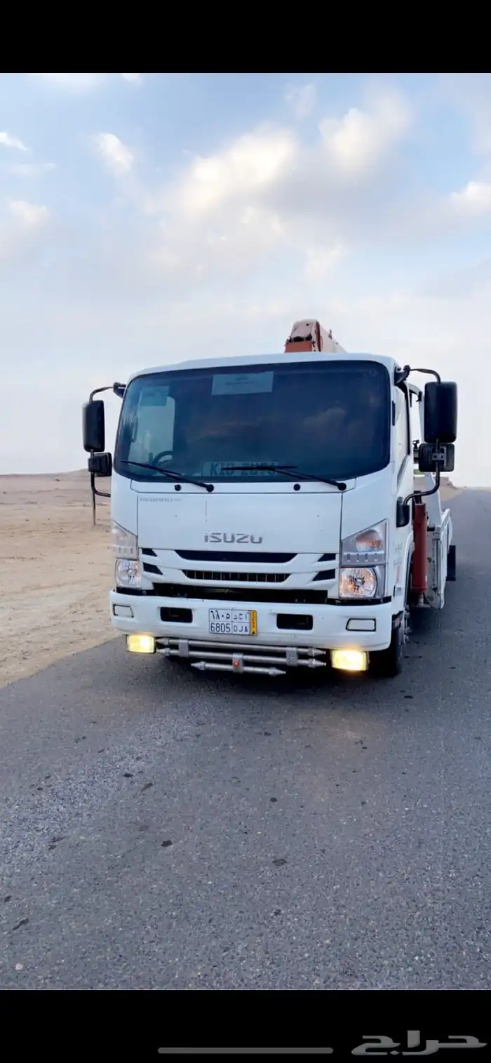 سطحه ونش كرين لنقل السيارات العطلانه والمعدات الثقيله 0