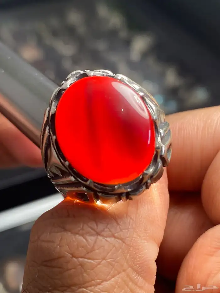 خاتم عقيق يماني صياغة حمزة ( 4 خواتم ) 4