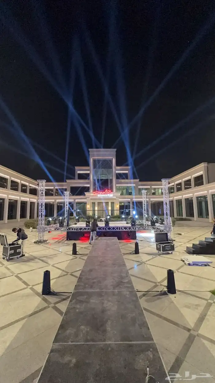تاجير شاشات LED واضائات وسستم صوت وستيج 35