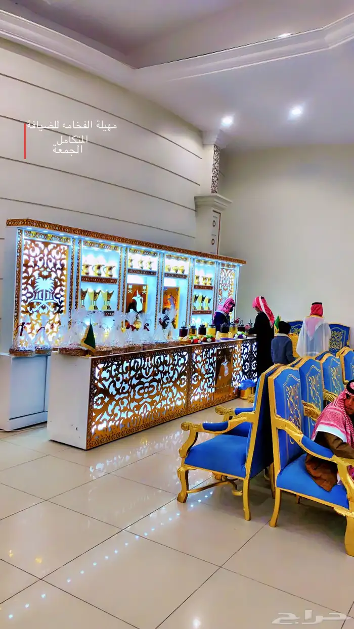 ركن ضيافة كنتر استقبال ركن ملكي 6