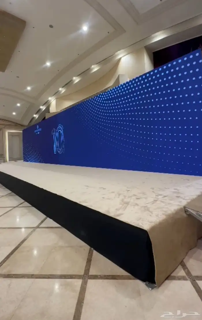 تاجير شاشات LED واضائات وسستم صوت وستيج 0