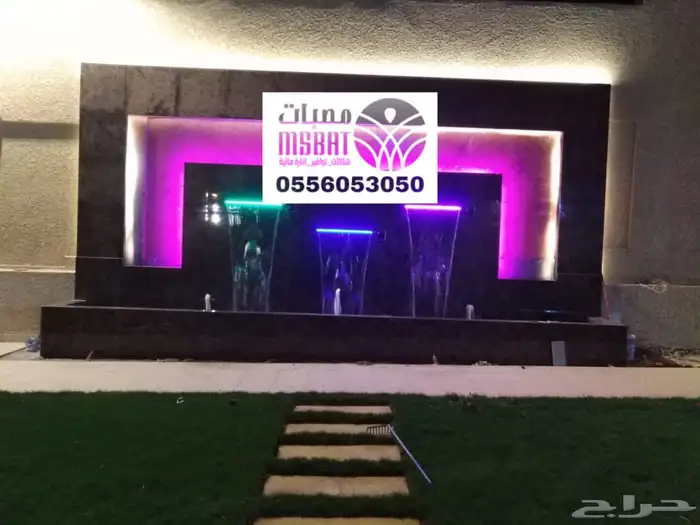 شلالات جدارية مصبات ستيل نوافير 21