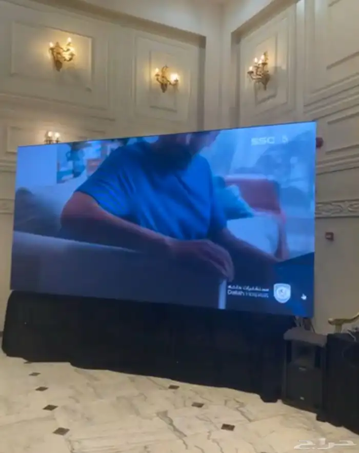 تاجير شاشات LED واضائات وسستم صوت وستيج 91