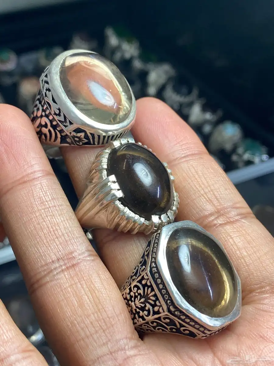 خاتم در نفطي صياغة عارف ( 3 خواتم ) 0