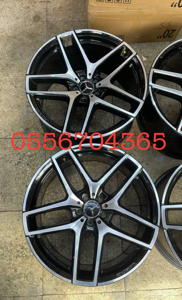 جنوط مرسيدس GLE 43 مقاس 21 اصلي وكالة موديل 2019 9