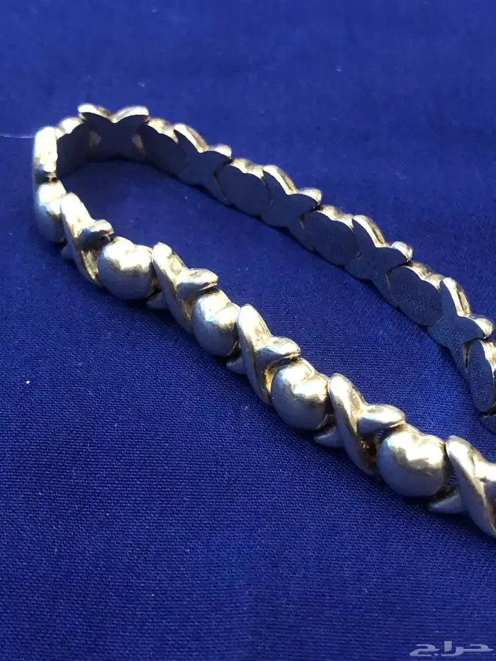 عقد إيطالي فضة مختومة بتصميم عصري جميل 9