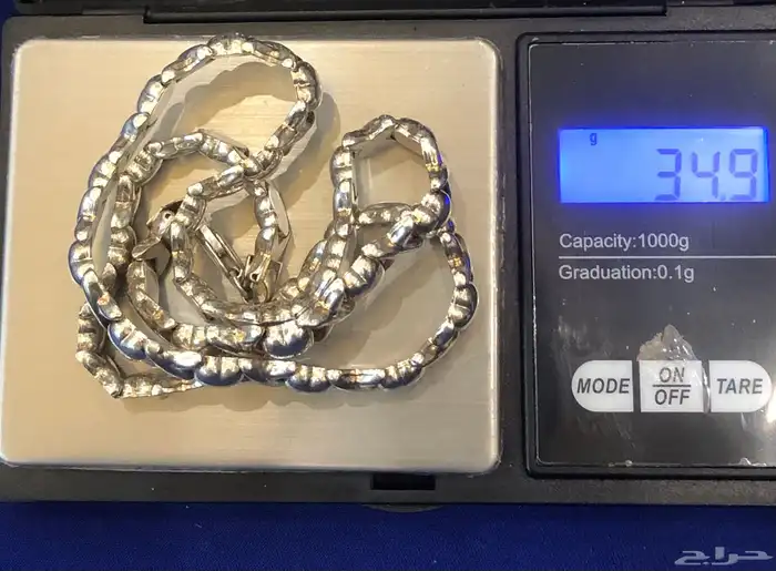 عقد إيطالي فضة مختومة بتصميم عصري جميل 6