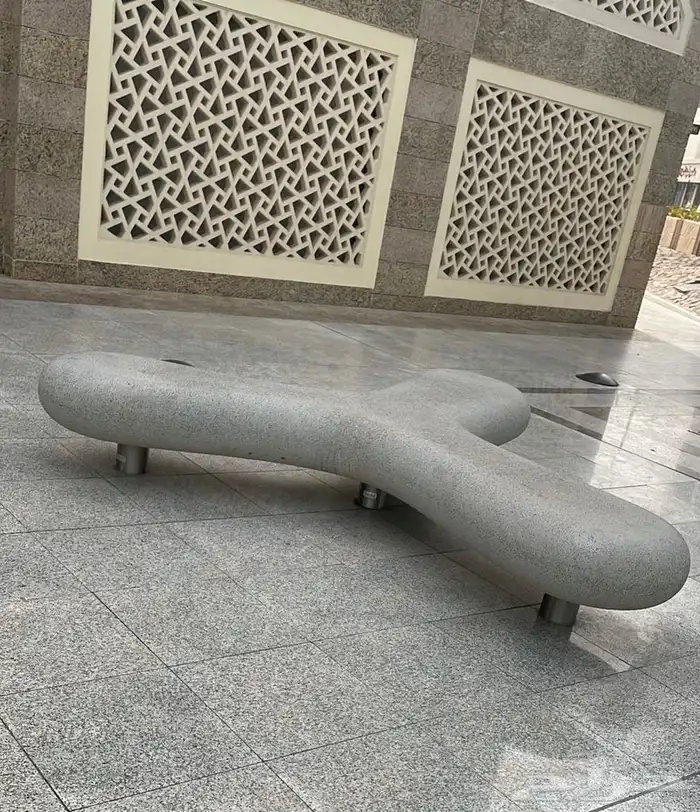 حواجز سيفتي قاعدة خرسانية كراسي حدائق قاعدة انارة 6