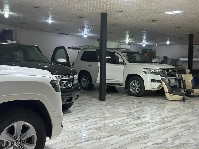 لاندكروزر تنجيد مقاعد لبيسة كراسي. دعامة لاندكروزر فيبر اكس 6