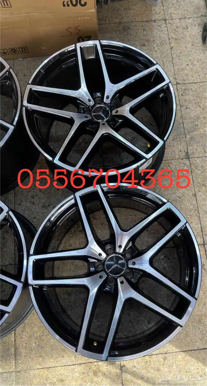 جنوط مرسيدس GLE 43 مقاس 21 اصلي وكالة موديل 2019 10