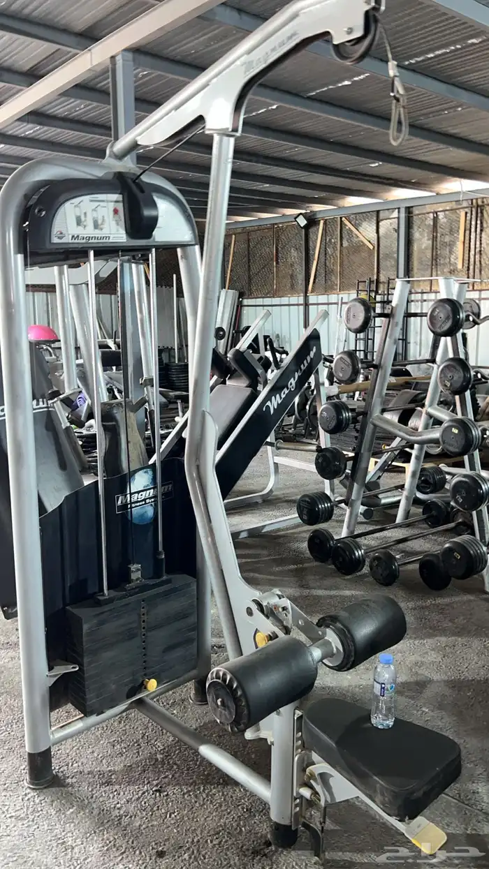 اجهزة رياضية مستخدمة أوزان دنابل بنش كرسي دراجة سير ترو 1