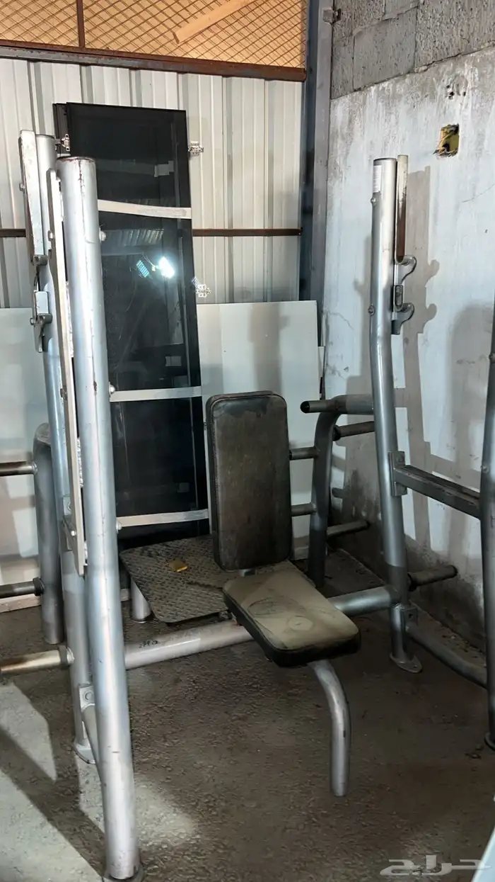 اجهزة رياضية مستخدمة أوزان دنابل بنش كرسي دراجة سير ترو 4