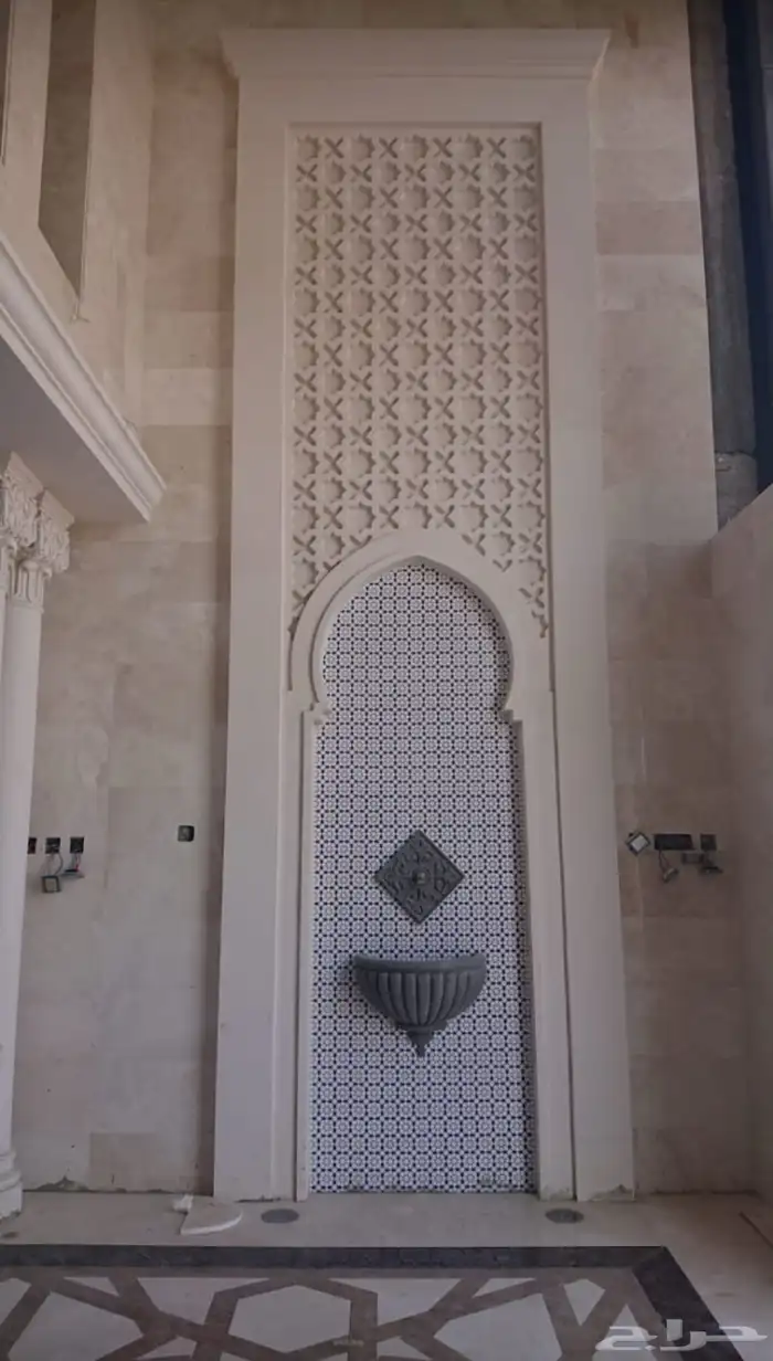 تصميم و تنفيذ كافة اعمال الحجر و الرخام و الجي ار سيو الجبس 1