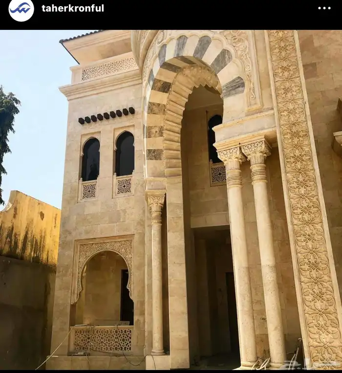 تصميم و تنفيذ كافة اعمال الحجر و الرخام و الجي ار سيو الجبس 12