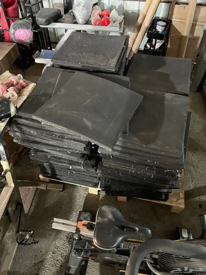 اجهزة رياضية مستخدمة أوزان دنابل بنش كرسي دراجة سير ترو 17