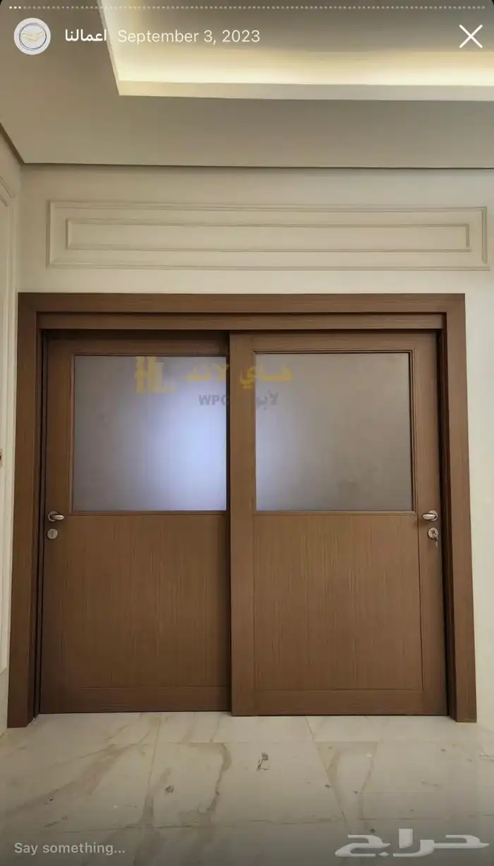 ابواب wpc وابواب UPVC 1