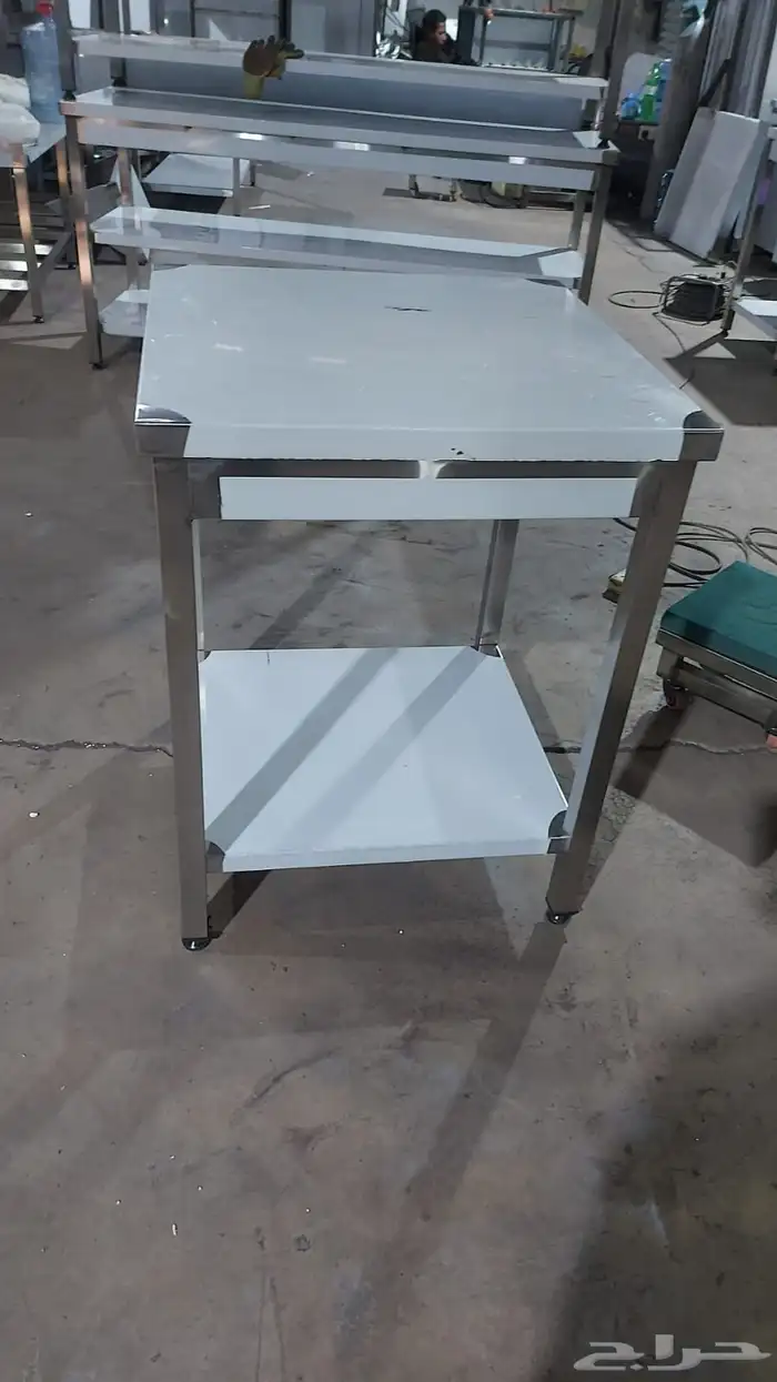 طاولات استيل معدات مطاعم طاولات استانلس ستيل طاوله 7