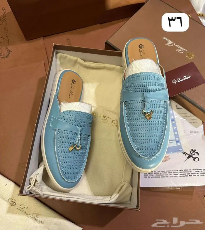 احذية لوربيانا حذاء لورو بيانا شوز مغلق مفتوح Loro Piana 22