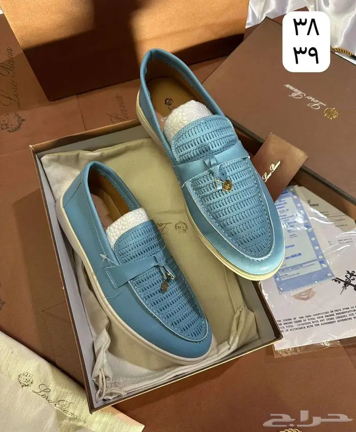 احذية لوربيانا حذاء لورو بيانا شوز مغلق مفتوح Loro Piana 16