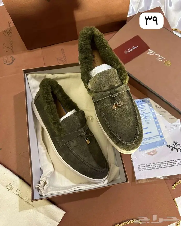 احذية لوربيانا حذاء لورو بيانا شوز مغلق مفتوح Loro Piana 2