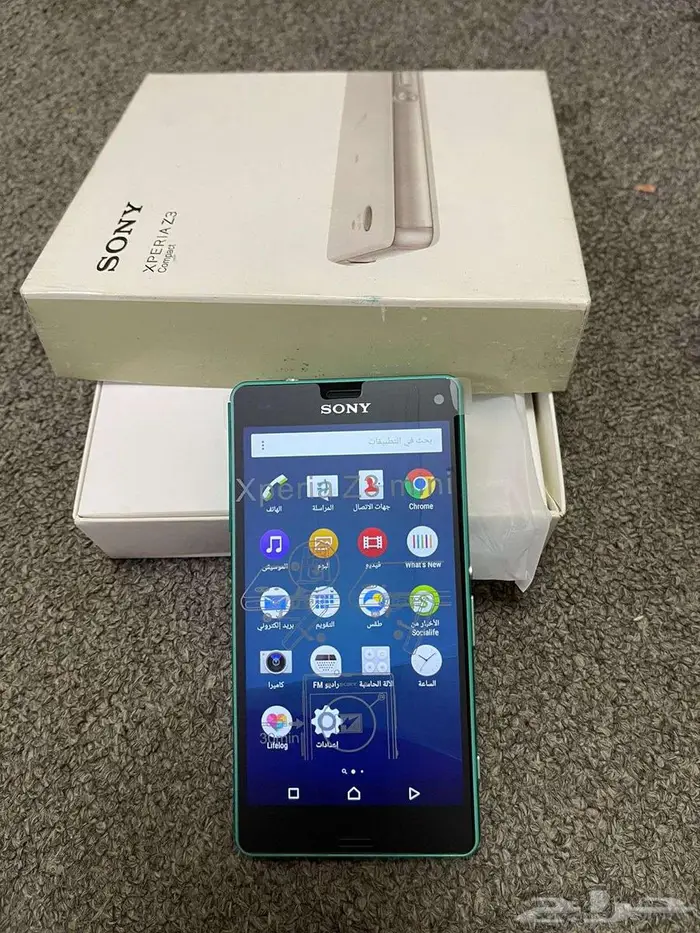 جوال سونى z3 compact كالجديد 2 جيجا رام 16 جيجا مساحة 0