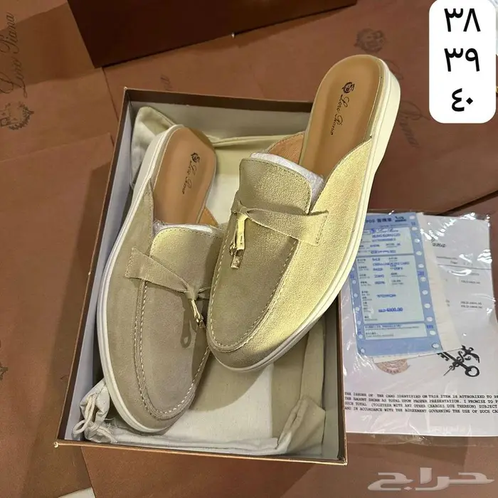 احذية لوربيانا حذاء لورو بيانا شوز مغلق مفتوح Loro Piana 18