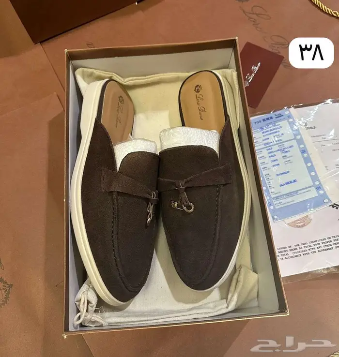 احذية لوربيانا حذاء لورو بيانا شوز مغلق مفتوح Loro Piana 19