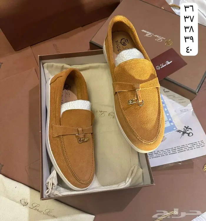 احذية لوربيانا حذاء لورو بيانا شوز مغلق مفتوح Loro Piana 3