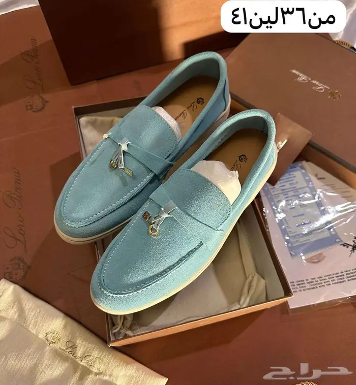 احذية لوربيانا حذاء لورو بيانا شوز مغلق مفتوح Loro Piana 5