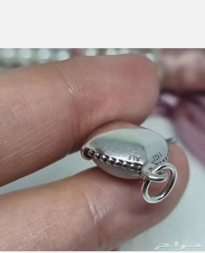 تعليقة فضة ماركة باندورا PANDORA أصلية بحجر كوارتزايت 6