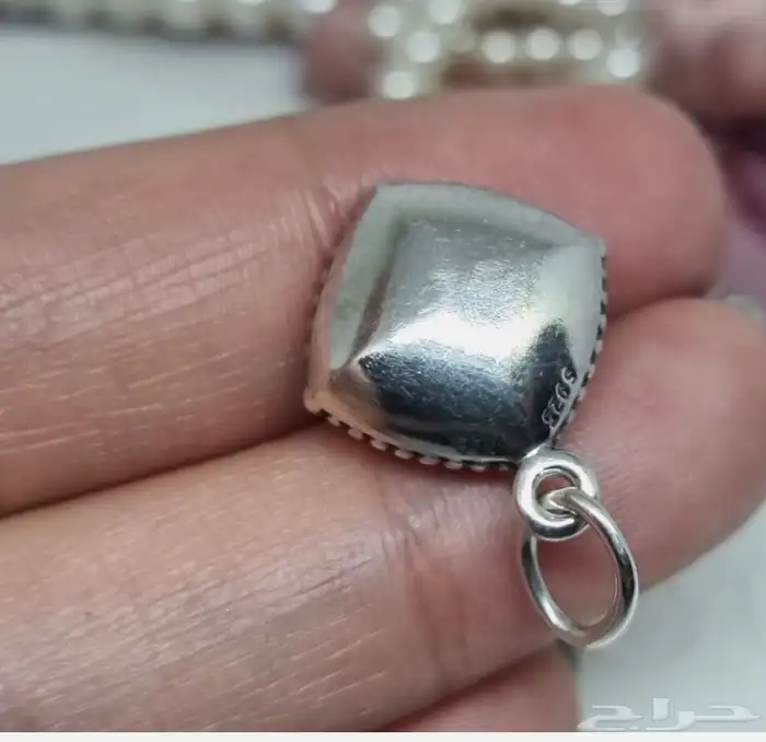 تعليقة فضة ماركة باندورا PANDORA أصلية بحجر كوارتزايت 5