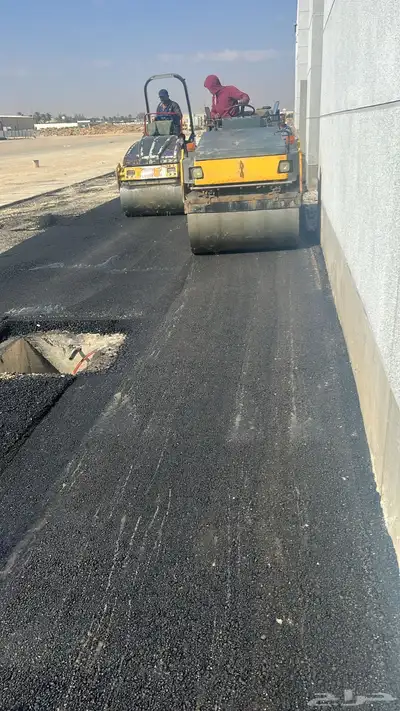 أعمال الأسفلت والقشط والتربة 3