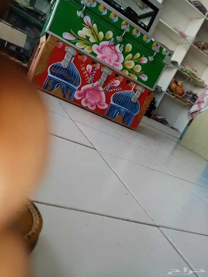 شنط حديد وزينة بيت شعر 0