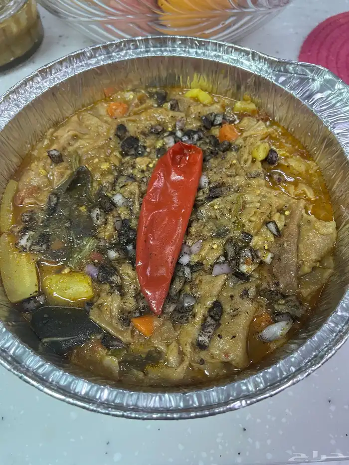 عريكة  مشغوثة ( عيش )   اكلات شعبية جنوبية  مصبع   خبز تنور 19