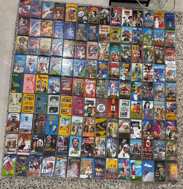 أشرطة VHS جديدة للمسلسلات والأفلام الكرتونية وغير الكرتونية 89