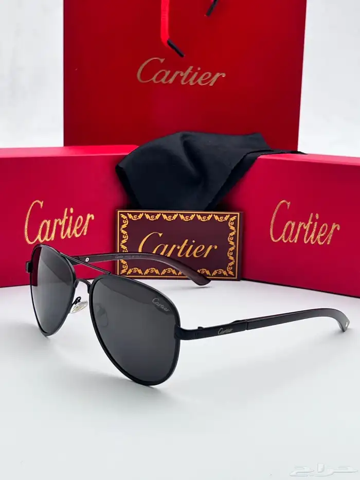 نظارات شمسية من ماركة كارتير مع الملحقات 0