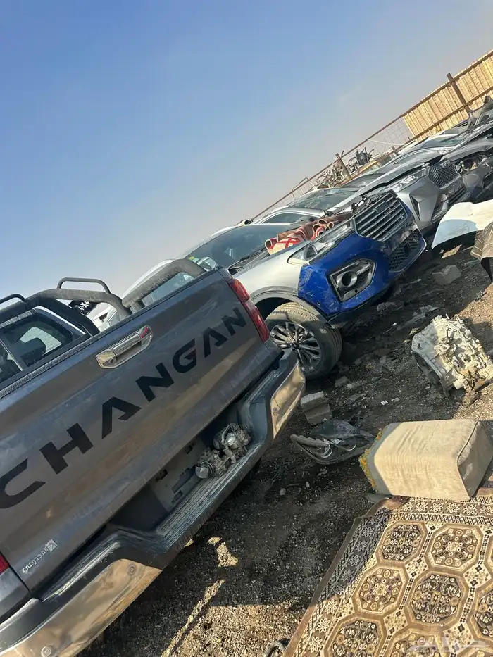 تشليح سيارات مصدومه شانجان وهافال قطع غيار 7