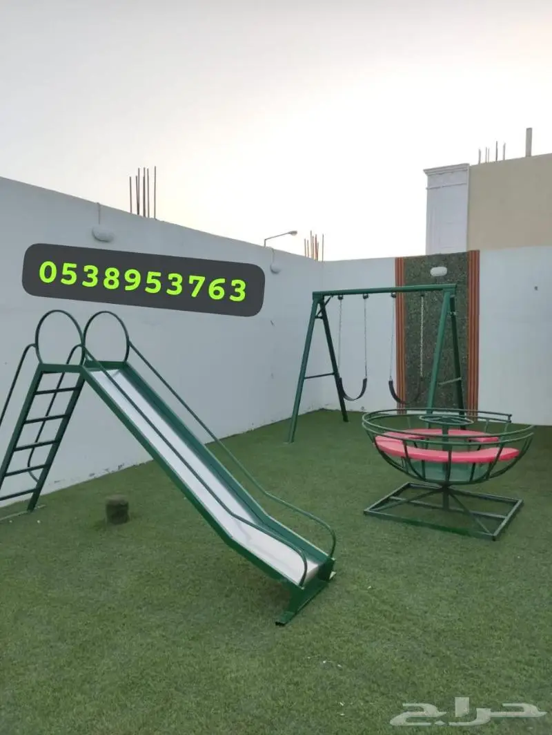 أهل الاستراحات والمخيمات جبنا لكم افضل المراجيح والألعاب 10