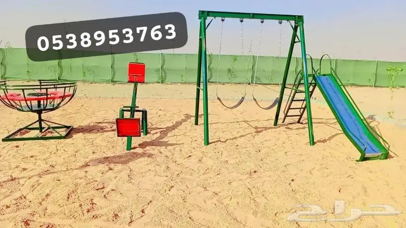 أهل الاستراحات والمخيمات جبنا لكم افضل المراجيح والألعاب 14
