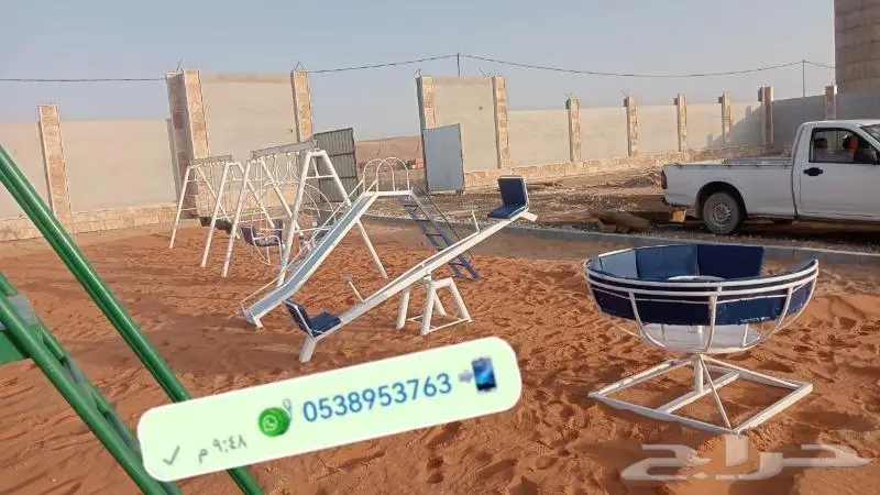 أهل الاستراحات والمخيمات جبنا لكم افضل المراجيح والألعاب 12