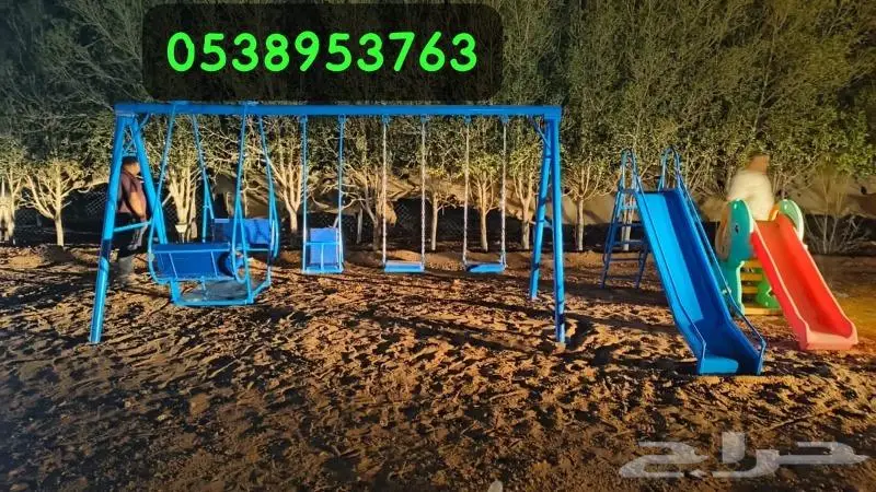 أهل الاستراحات والمخيمات جبنا لكم افضل المراجيح والألعاب 18