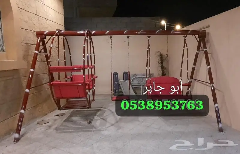 أهل الاستراحات والمخيمات جبنا لكم افضل المراجيح والألعاب 15