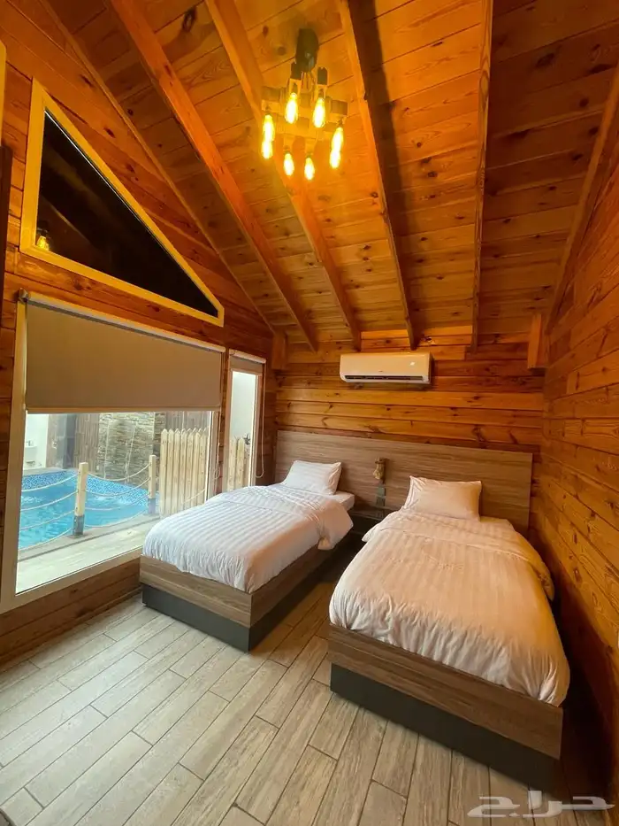 شاليهات في جدة كوخ عرسان صغير شاليه اكواخ ريفية بسخان تدفئه 18