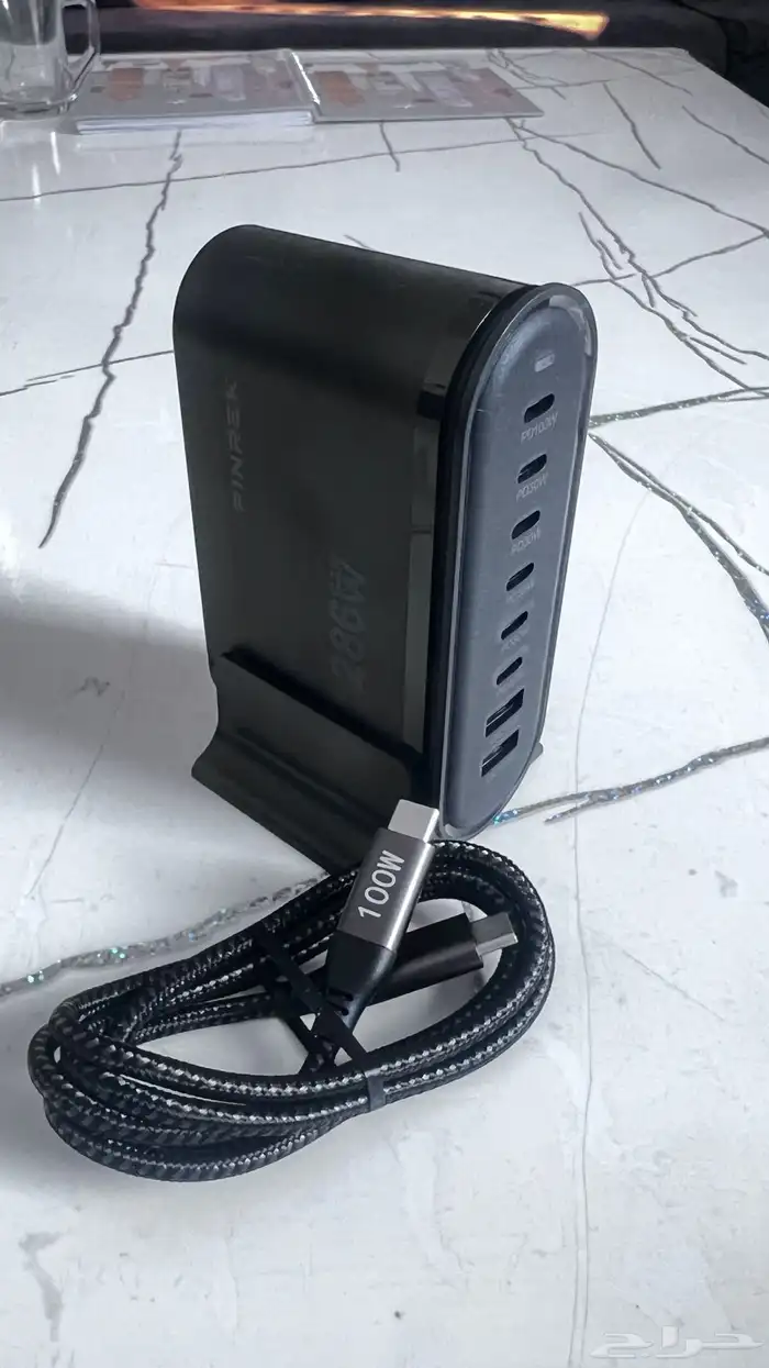 شاحن 280 w متعدد المنافذ 0