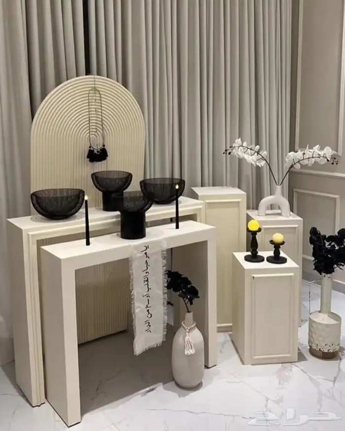 تفصيل طاولات ومداخل استقبال 6