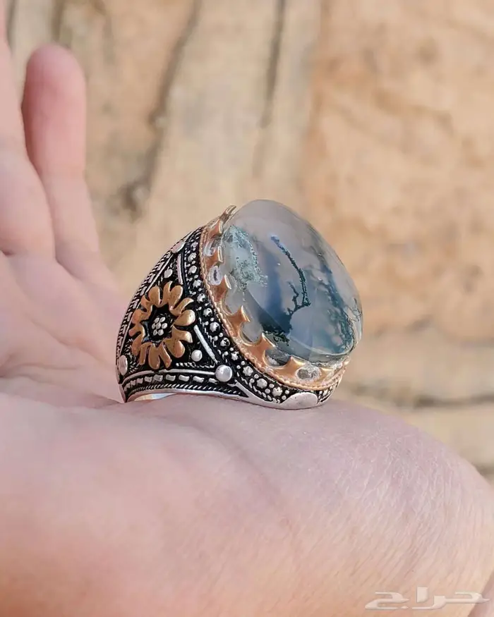 خواتم فضه ونوادر العقيق اليمني الطبيعي 14